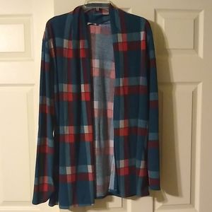 Plaid cardigan